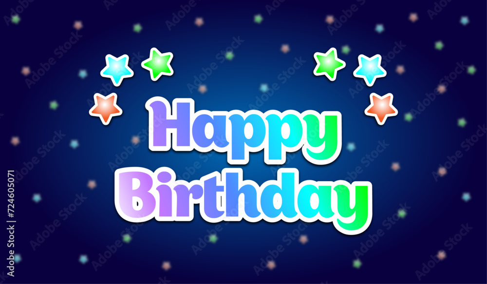 Greeting card, banner, birthday wishes Greeting card, banner, birthday wishes