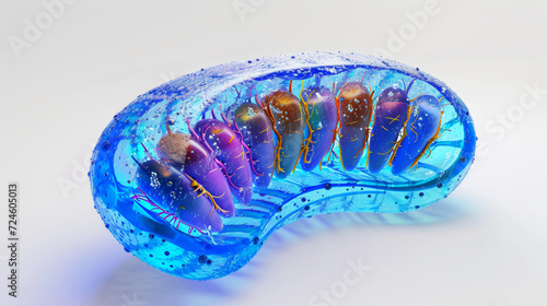 Cross-section view of Mitochondria