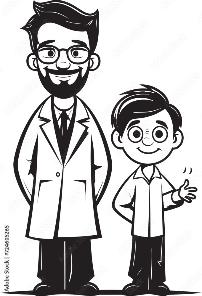 Compassionate Journey Doctors Path Alongside Patients in Black Iconic Design Unity in Care Doctors Empathy for Patients in Black Vector Logo Compassionate Journey Doctors Path Alongside Patients in Black Iconic Design Unity in Care Doctors Empathy for Patients in Black Vector Logo