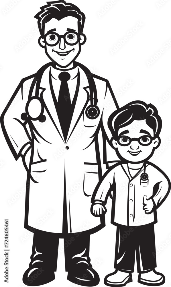 Nurturing Empathy Doctors Understanding of Patients in Black Iconic Logo Pathways to Compassion Doctor Patient Dynamics in Black Vector Design Nurturing Empathy Doctors Understanding of Patients in Black Iconic Logo Pathways to Compassion Doctor Patient Dynamics in Black Vector Design