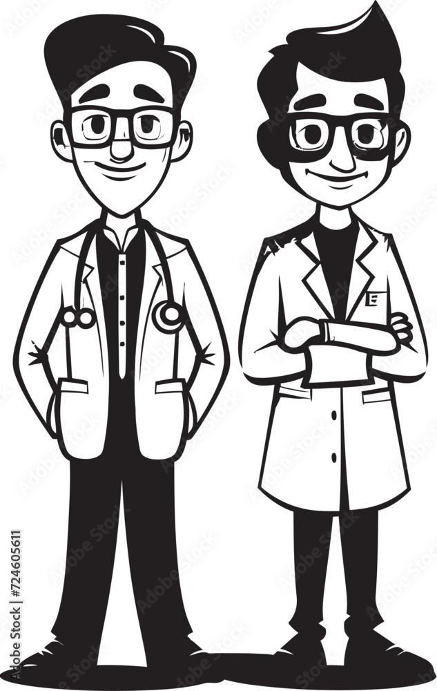 Empathetic Healing Doctors Compassionate Approach to Patients in Black Vector Design Connecting Care Doctors Empathy Towards Patients in Black Iconic Logo Empathetic Healing Doctors Compassionate Approach to Patients in Black Vector Design Connecting Care Doctors Empathy Towards Patients in Black Iconic Logo