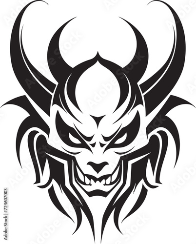 Abyssal Aura Devilhead Tattoo Logo Infernal Impression Evil Devilhead Icon