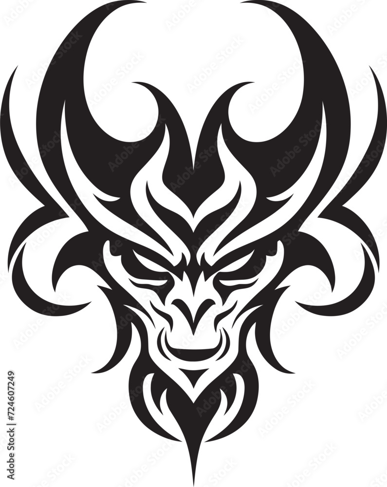 Ebon Enigma Black Devilhead Logo Sinister Shadow Devilhead Tattoo Symbol Ebon Enigma Black Devilhead Logo Sinister Shadow Devilhead Tattoo Symbol