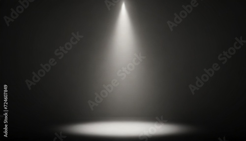 a focused spotlight illuminating a clean background