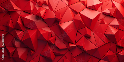 red abstract background 3D geometric background design  wallpaper  gold scene for products showcase  promotion display  abstract modern business background 3d