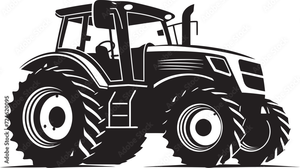 Field Phoenix Dynamic Tractor Design Icon Agriforce Black Tractor Logo Vector Field Phoenix Dynamic Tractor Design Icon Agriforce Black Tractor Logo Vector