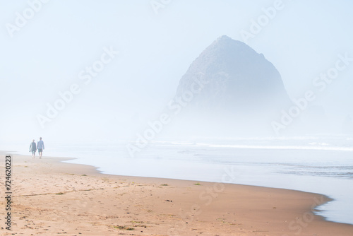 Haystock Rock, Cannon Beach, Oregon, USA photo