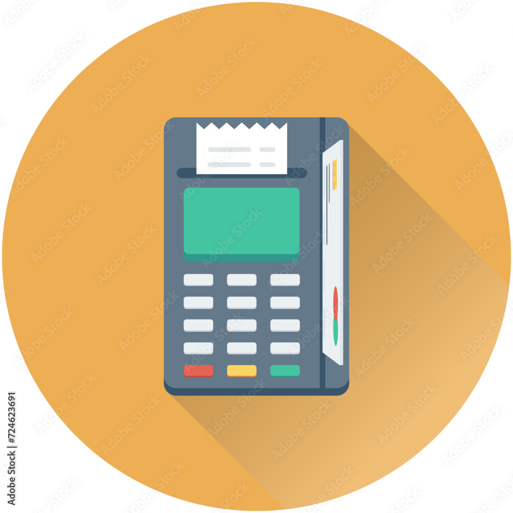 Card Terminal Vector Icon Card Terminal Vector Icon