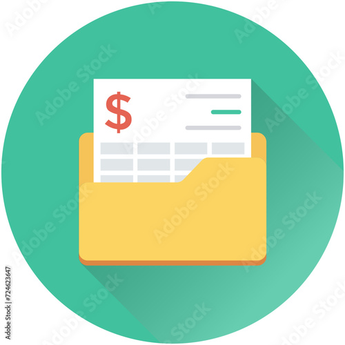 Business Documents Vector Icon 