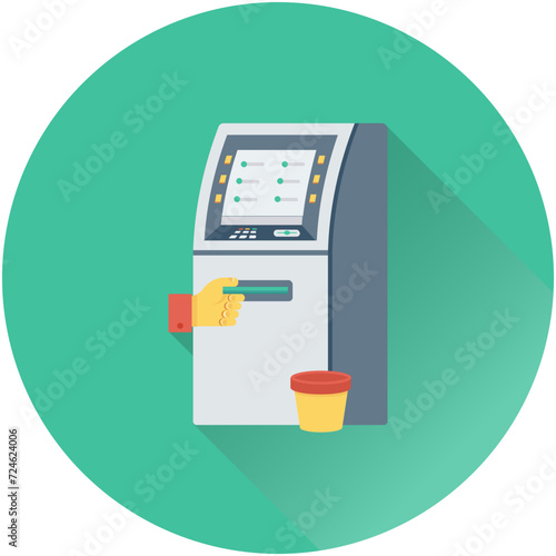 Atm Machine Vector Icon