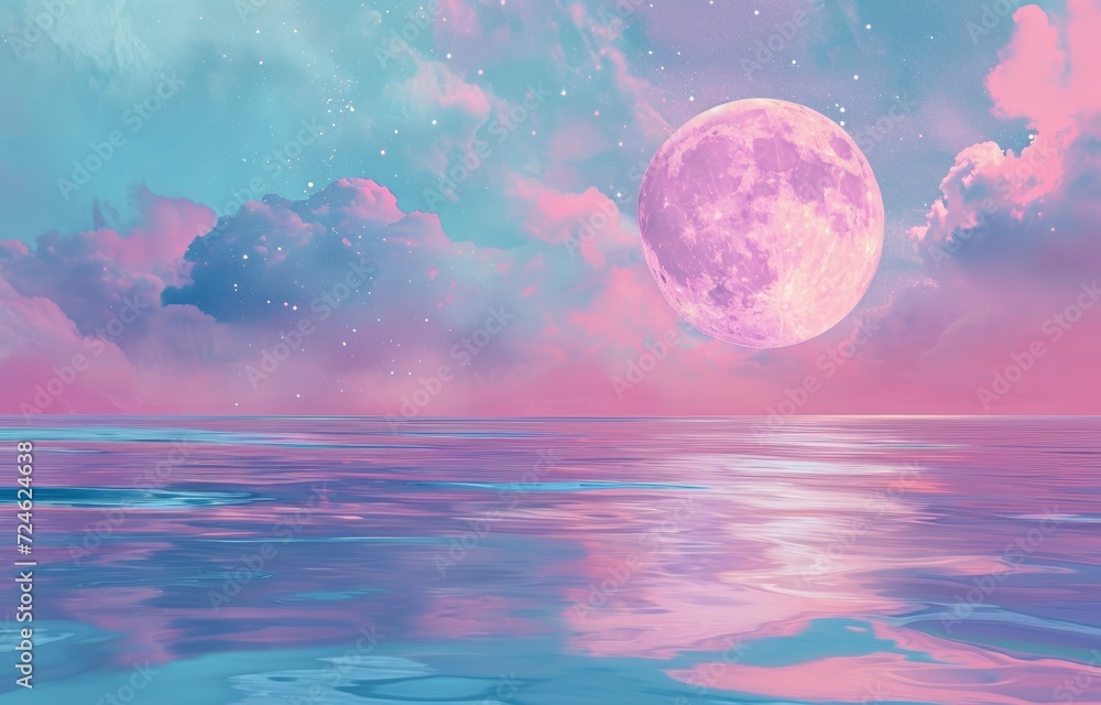 Beautiful sunset background with evening ocean view Beautiful sunset background with evening ocean view