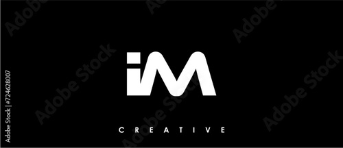 IM Letter Initial Logo Design Template Vector Illustration