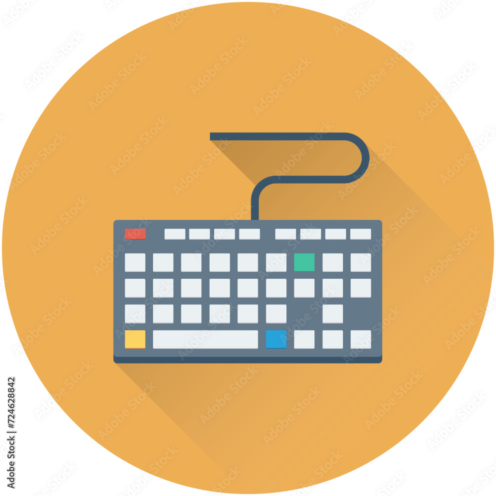Computer Keyboard Vector Icon Computer Keyboard Vector Icon