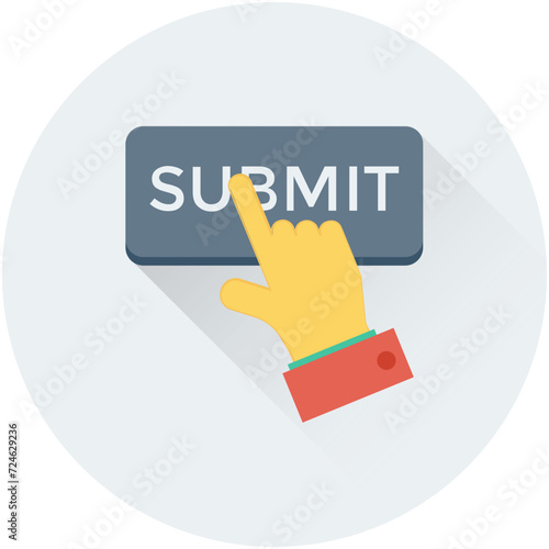 Submit Vector Icon 
