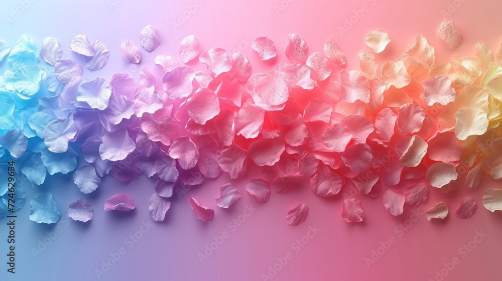 Fototapeta premium Rose petals background