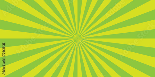 Abstract background with sunburst pattern colorful design. Vintage sunrays illustration swirl grunge backdrop line.	