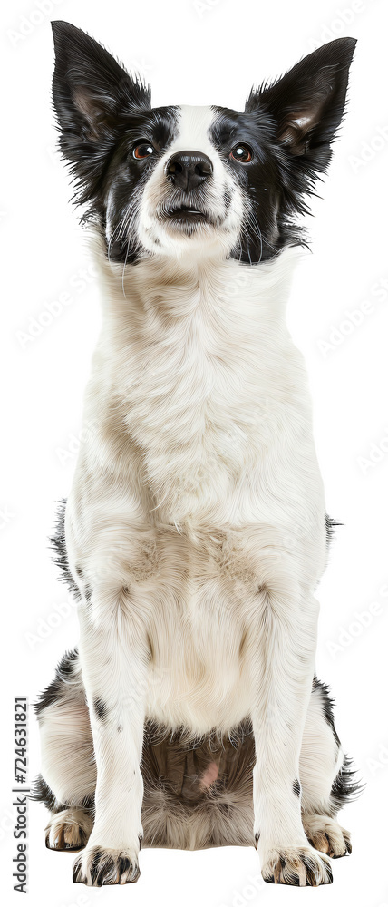 Norrbottenspets dog, full body Norrbottenspets dog, full body