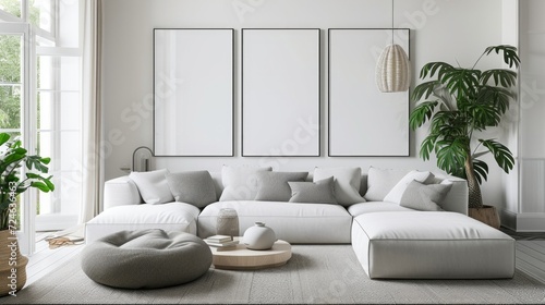 Design a Minimalistic Modern Living Room with Scandinavian Flair Create a stunning living room