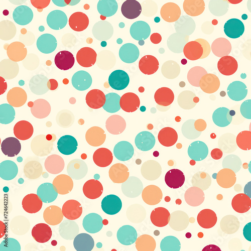 Colorful Confetti Celebration: Seamless Fun Pattern Design