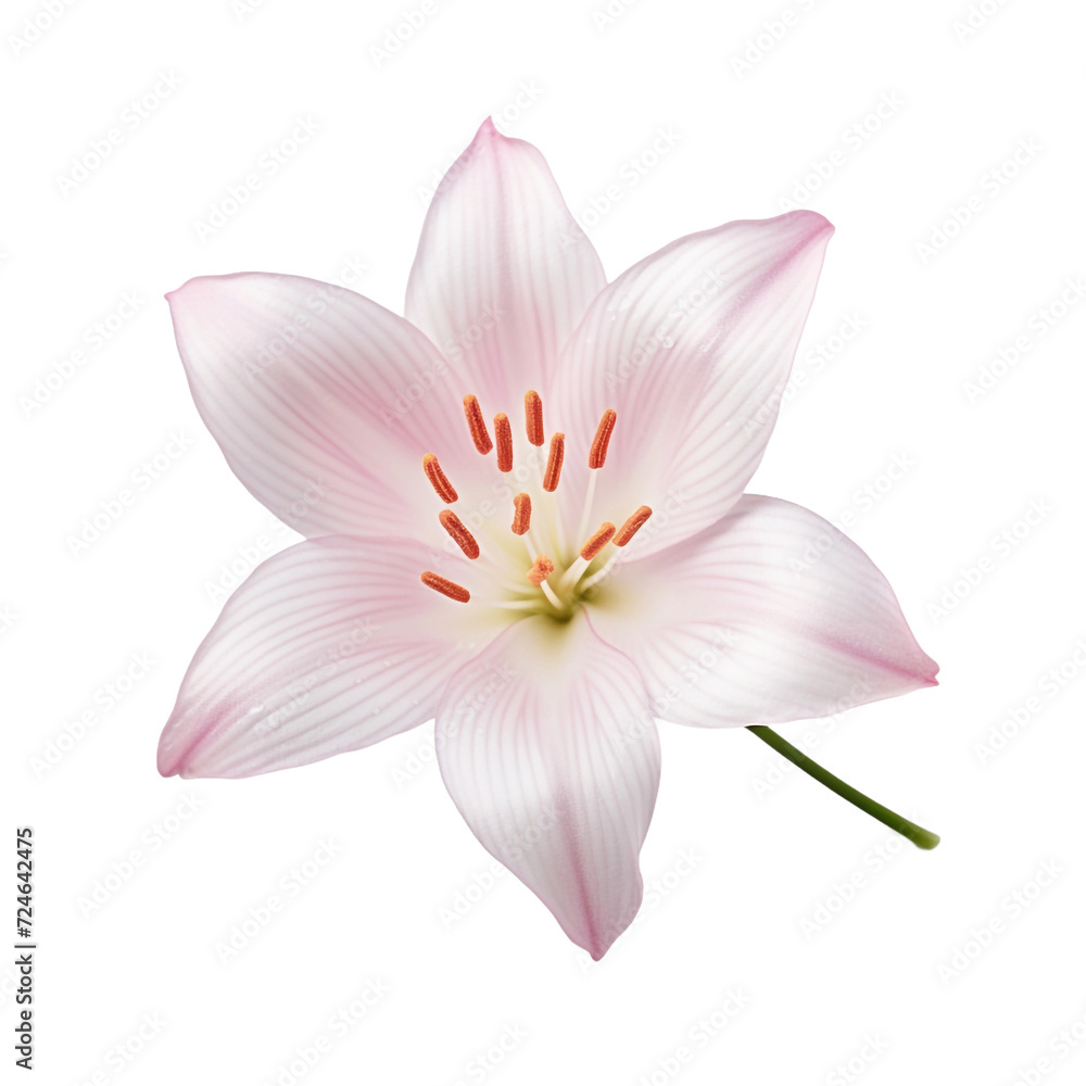 Rain Lily flower isolated on transparent background Rain Lily flower isolated on transparent background
