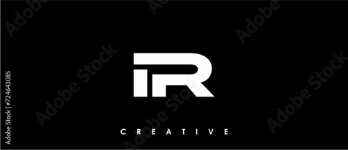 IR Letter Initial Logo Design Template Vector Illustration