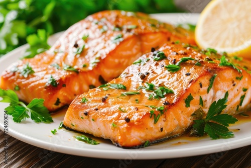 Chilled salmon fillet