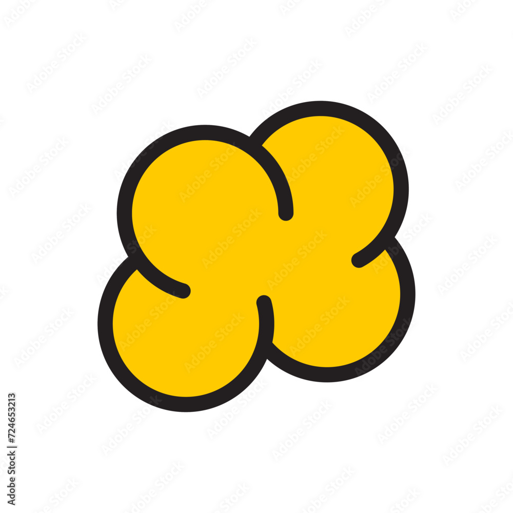 Popcorn icon symbol template for graphic and web design logo vector illustration Popcorn icon symbol template for graphic and web design logo vector illustration