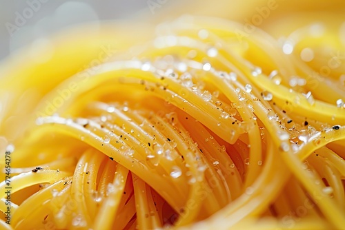 Closeup of Spaghetti Pasta
