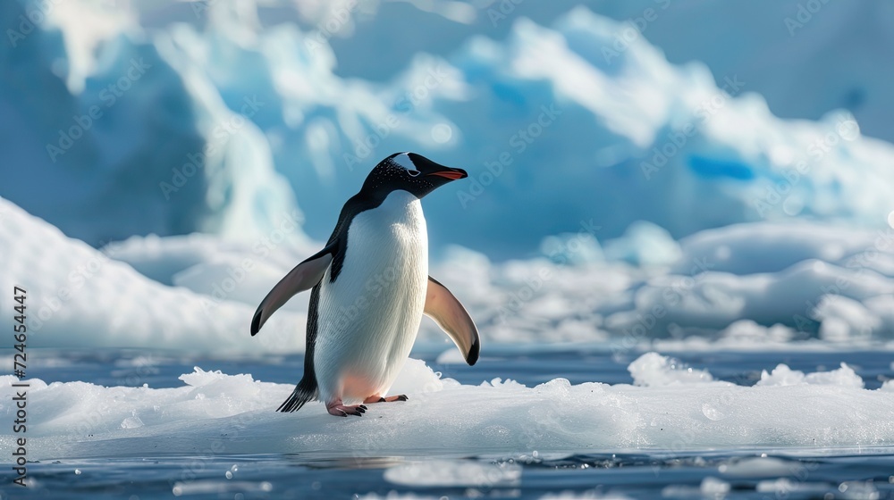 Obraz premium King Penguin in polar regions