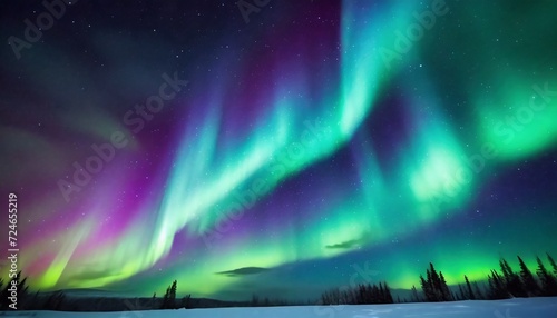 ethereal artistry of light the dance of aurora in the polar night © Charlotte