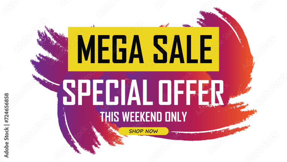 Sale banner template design . Super Sale, end of season special offer banner. vector illustration. Sale banner template design . Super Sale, end of season special offer banner. vector illustration.