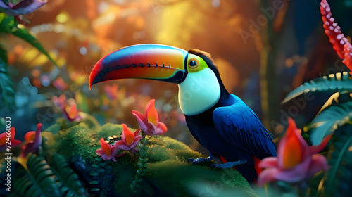 toucan in the jungle