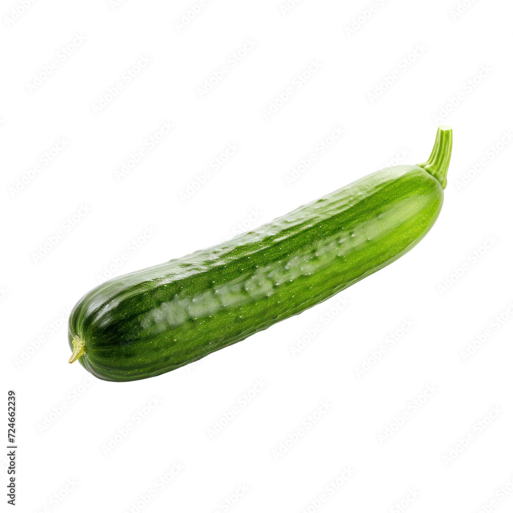 Fresh cucumber isolated on a transparent background Fresh cucumber isolated on a transparent background