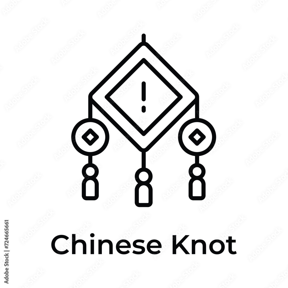 Have a look at this amazing icon of chinese knot in modern style Have a look at this amazing icon of chinese knot in modern style