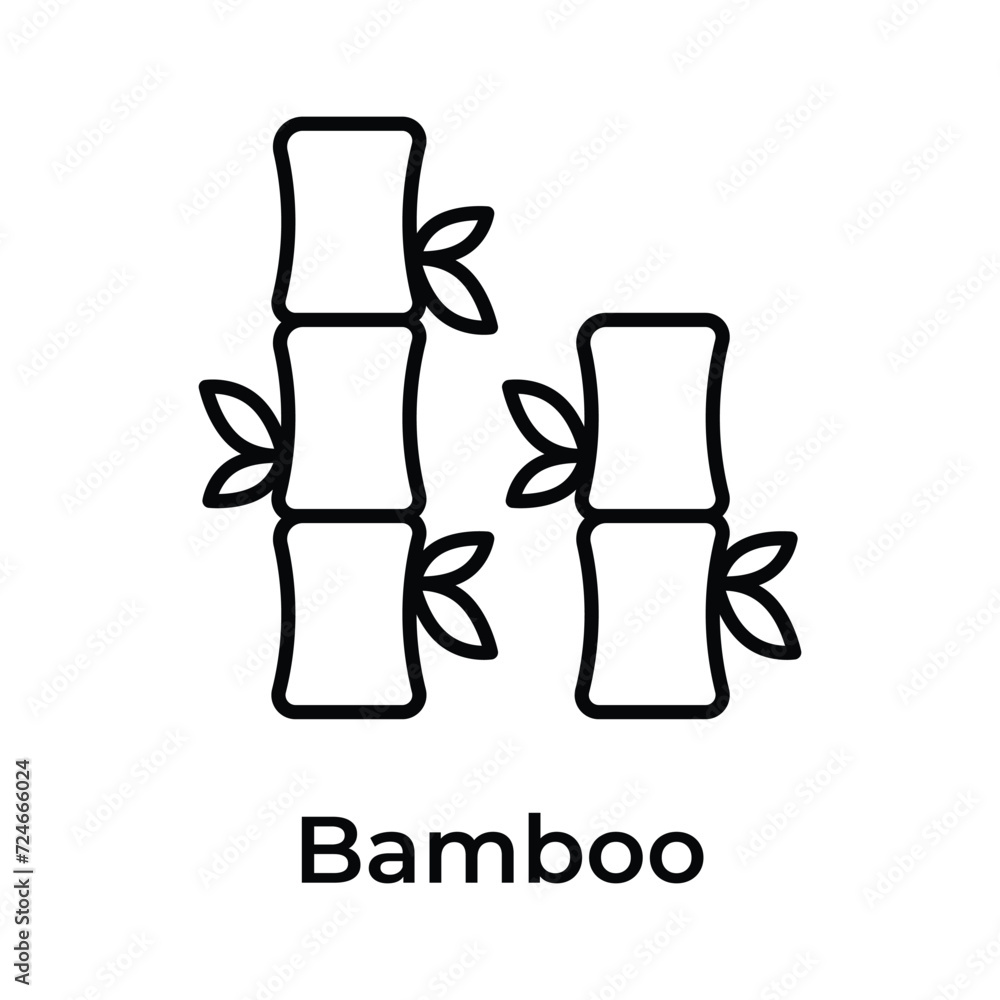 Bamboo sticks vector design in modern and trendy style, easy to use Bamboo sticks vector design in modern and trendy style, easy to use