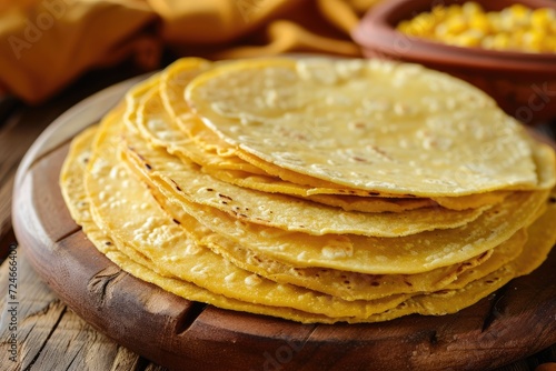 Essential in Latin American cuisine corn tortillas are made with nixtamalized corn