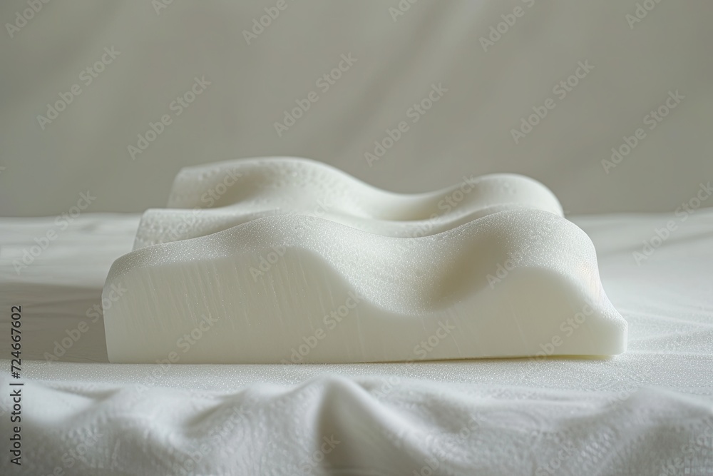 Foam that retains its shape according to memory Foam that retains its shape according to memory