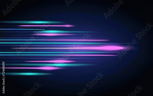 Futuristic Glow Abstract Technology with Blue and Purple Light Lines