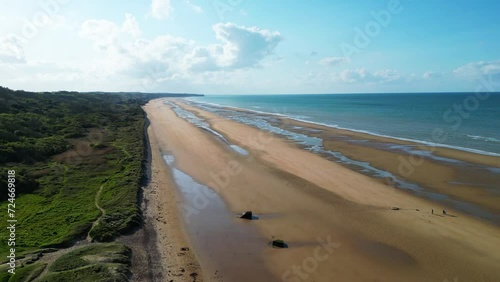 Omaha Beach, North of the France photo