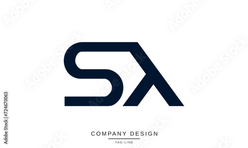 SX, XS, Abstract Letters Logo Monogram