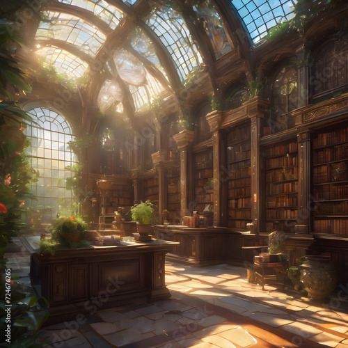 Luxury Library Room Background Very Cool