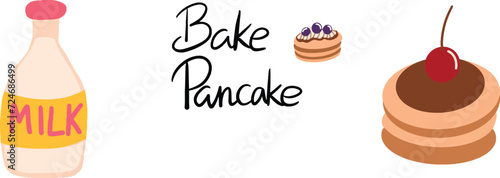 Bake pancake 