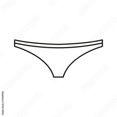 panties icon vector