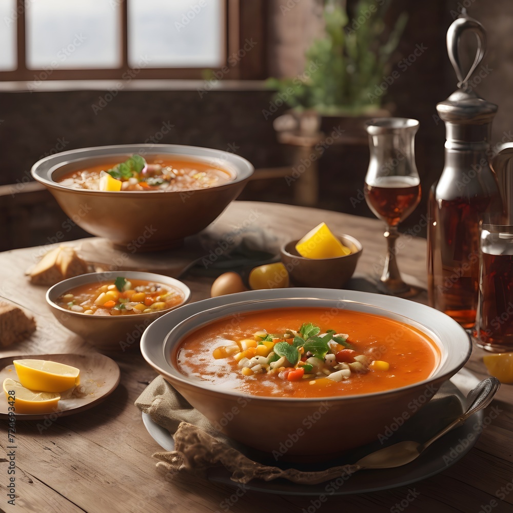 Delicious Soup Background Delicious Soup Background