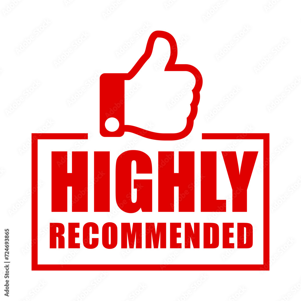 Highly Recommended Icon Vector Graphic Highly Recommended Icon Vector Graphic