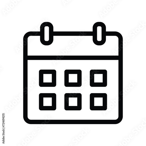 Calendar Icon Vector Design Illustration