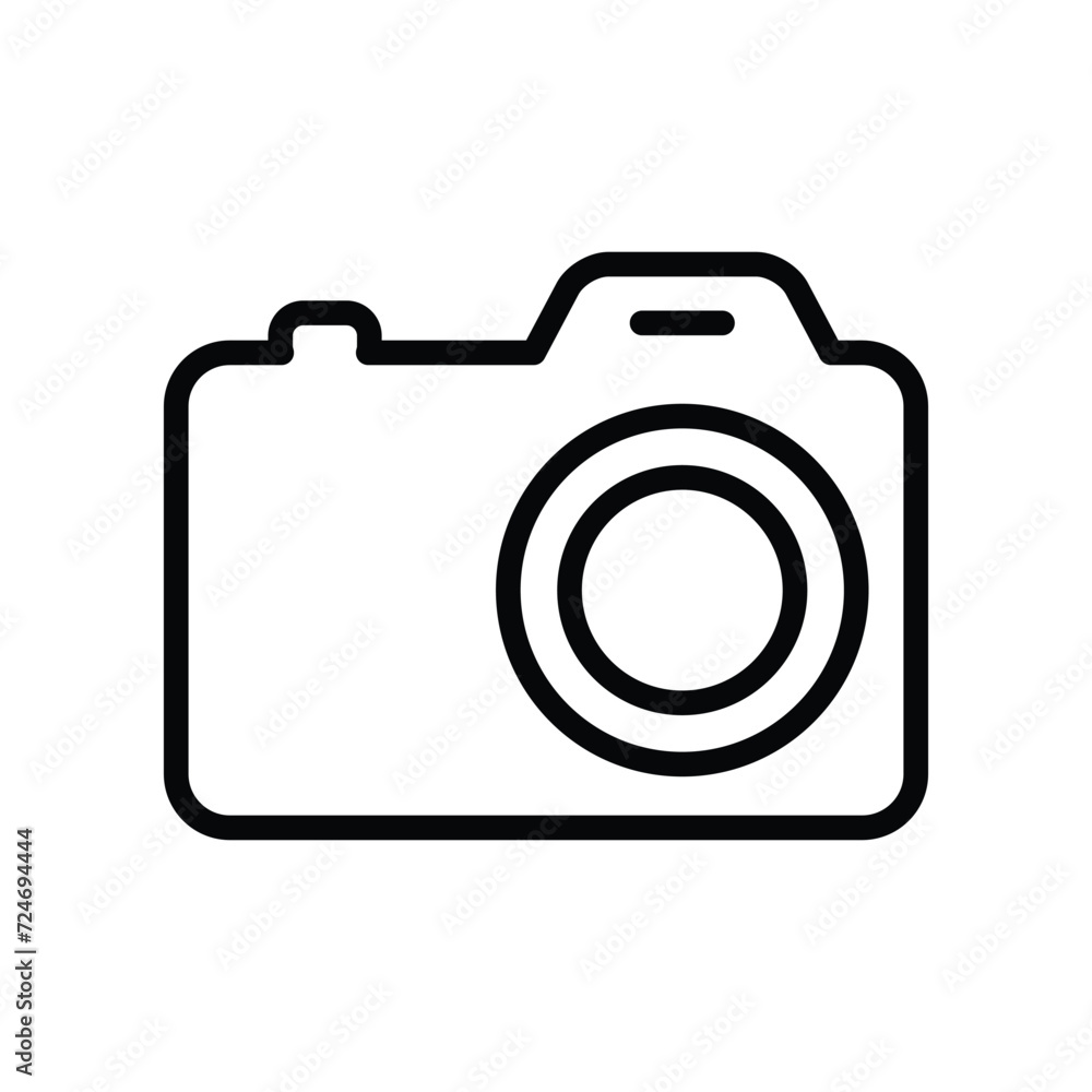 Camera Icon Vector Simple Design Camera Icon Vector Simple Design