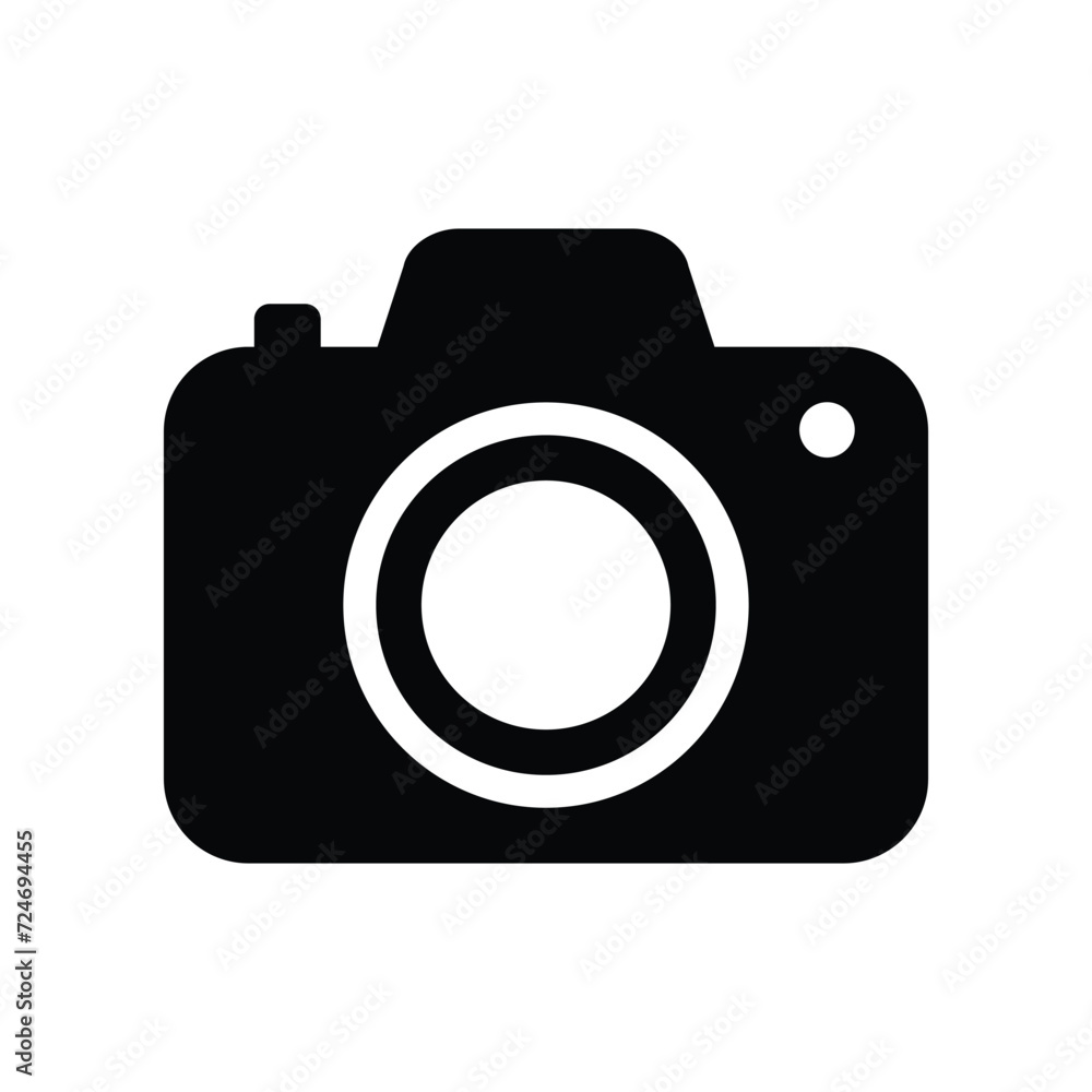Camera Icon Vector Simple Design Camera Icon Vector Simple Design