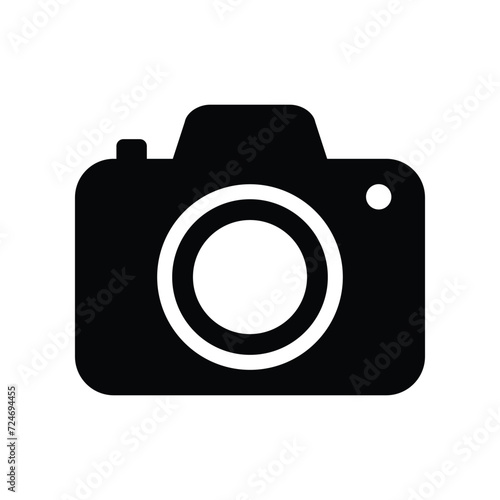Camera Icon Vector Simple Design