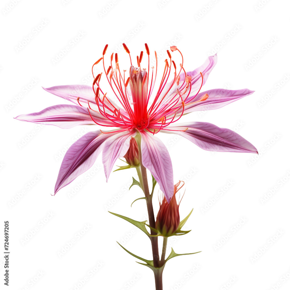 Spider flower isolated on transparent background Spider flower isolated on transparent background